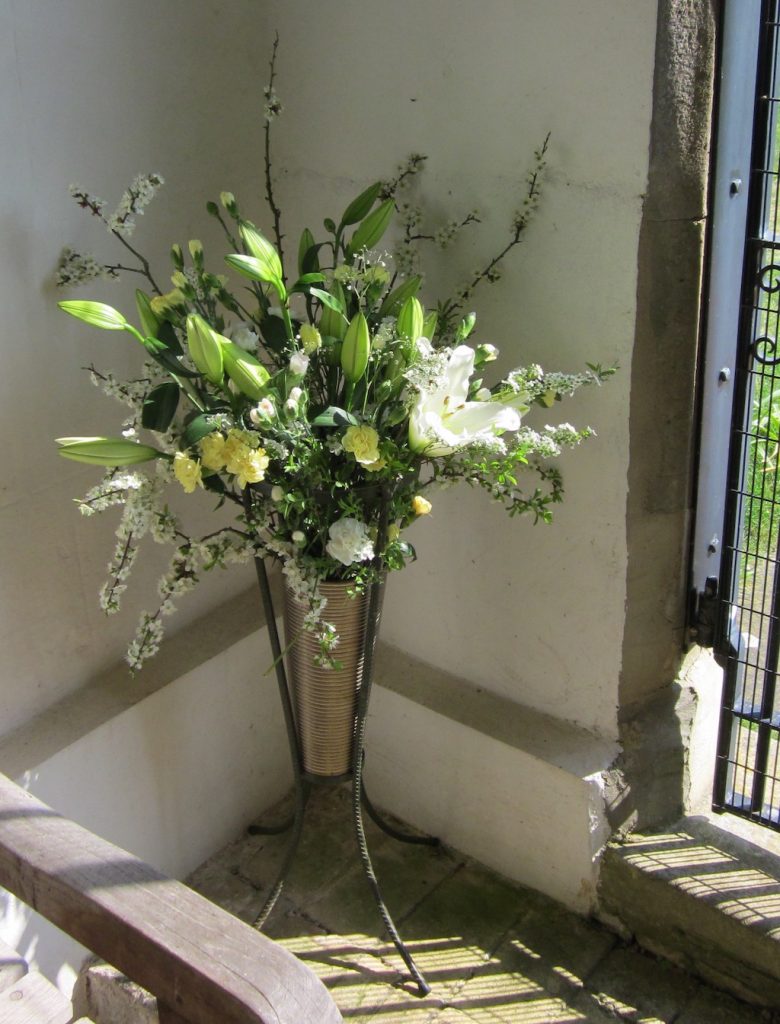 Traditional Easter lilies