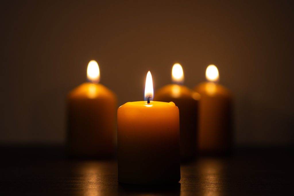 Candles to keep the darkness at bay