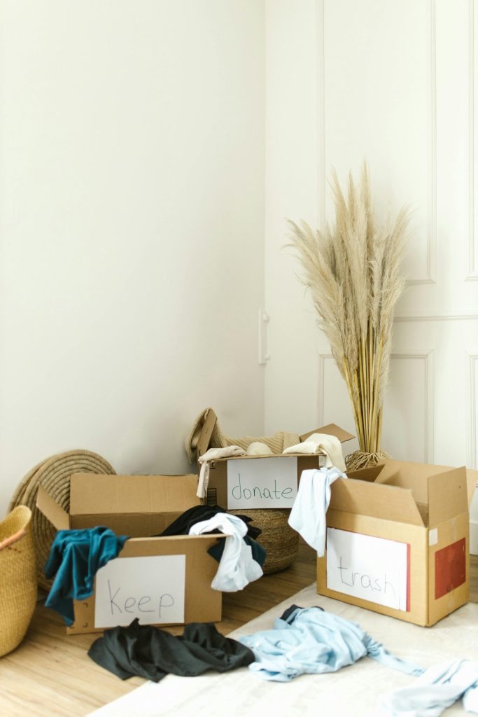 Decluttering can free the mind - and free up some space!